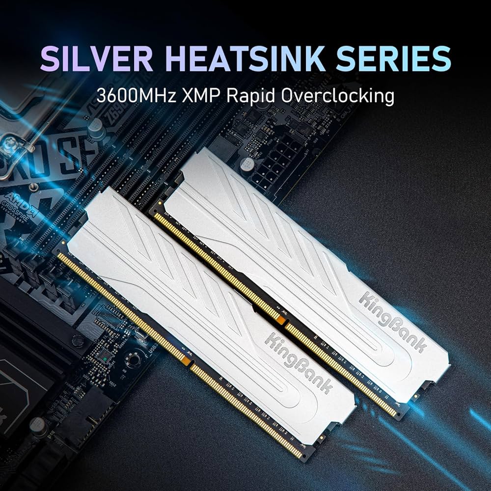 KingBank CL18 DDR4 32GB (2x16GB) メモリー KingBank Computer Desktop Memory Ram DDR4 32GB(2x16GB